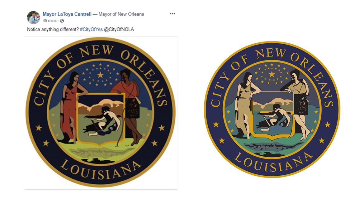 Mayor Cantrell posts new, inclusive version of City of New Orleans seal ...