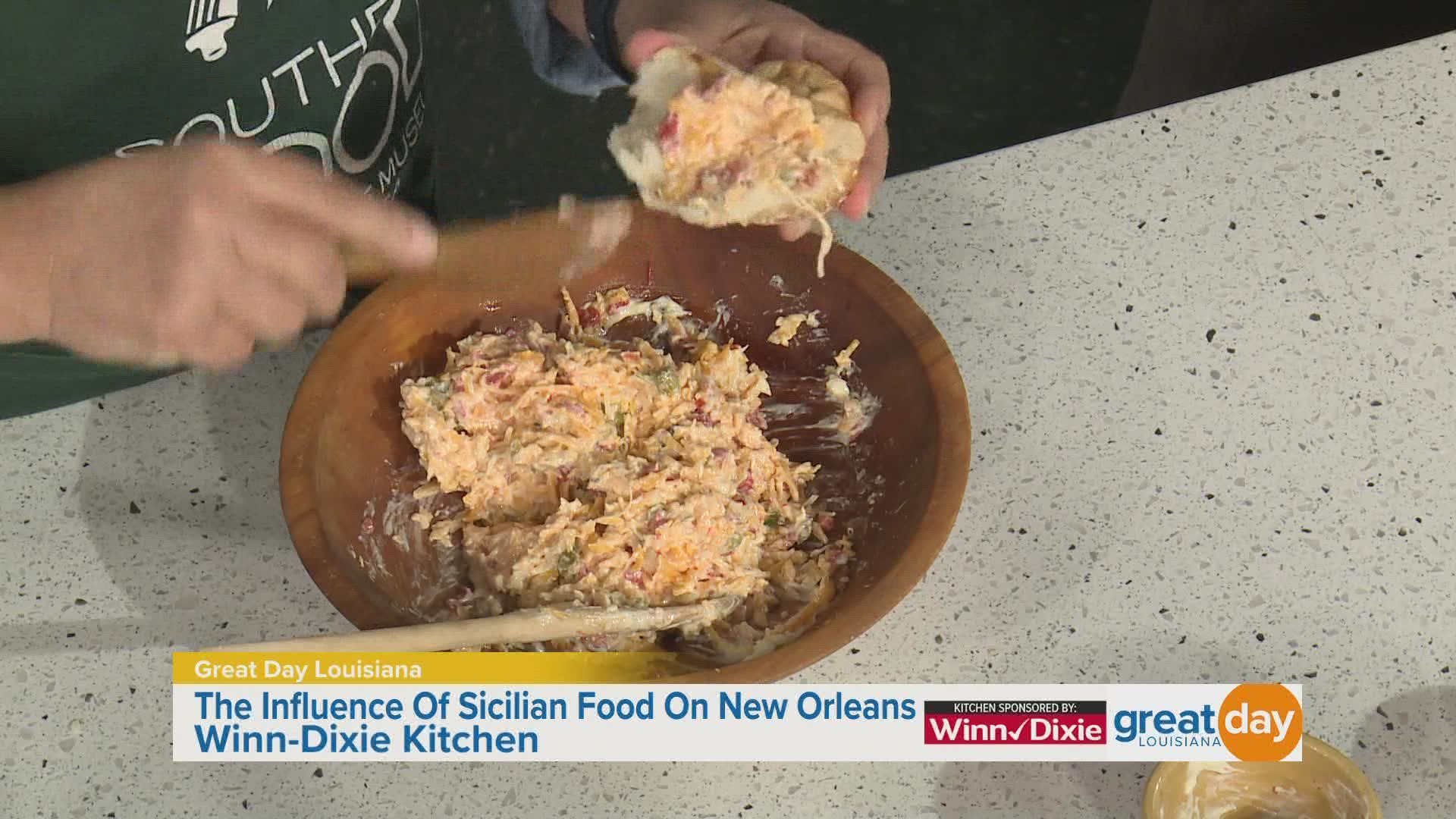 Liz Williams shared recipes and stories from her new cookbook that takes a look at the Sicilian influence on New Orleans culinary landscape.