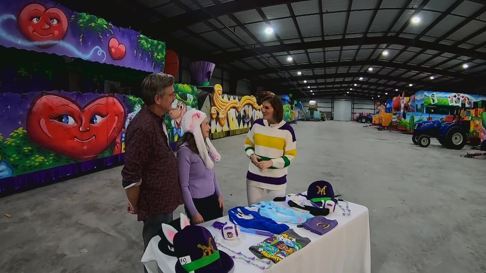 A look at the floats and throws of the Krew of Madd Hatters.