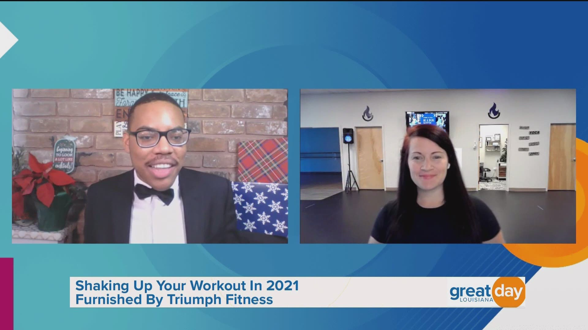 Jennifer Maraist of Triumph Fitness shared at-home workout ideas for 2021.