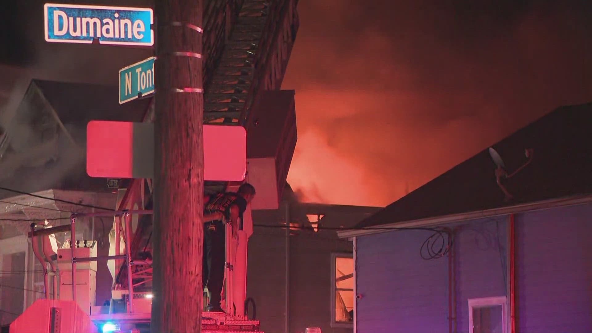 The house is near the intersection of N. Tonti and Dumaine St.