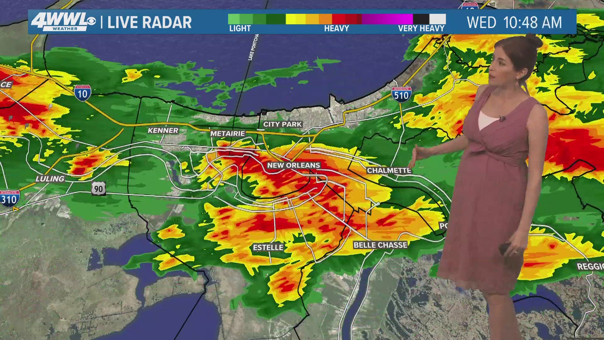 Weather Impact Alert Day: Storms moving through New Orleans Metro ...