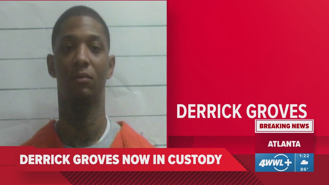 Derrick Groves, final escaped New Orleans inmate, in custody after ...