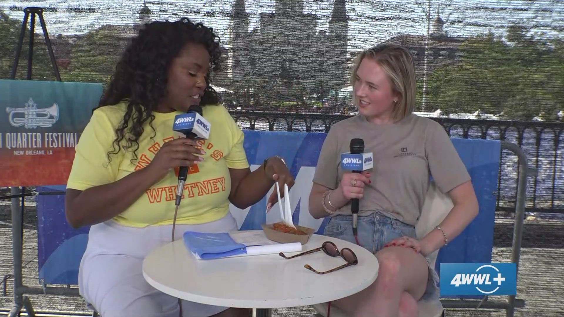 Local DJs, artists, and musicians talk about their performances during the 2025 French Quarter Festival.