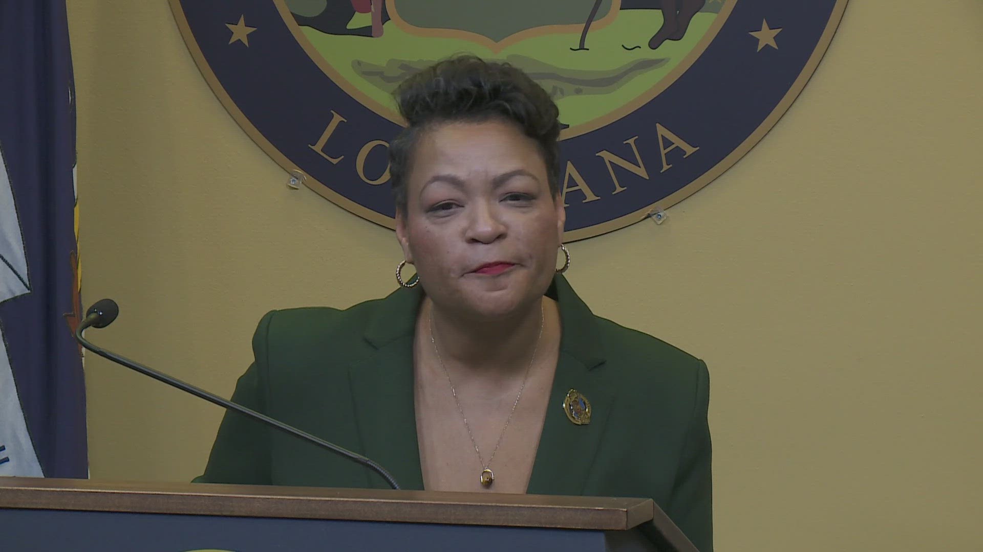 New Orleans Mayor LaToya Cantrell faced questions regarding federal investigations and ethics charges during he weekly press conference at City Hall.