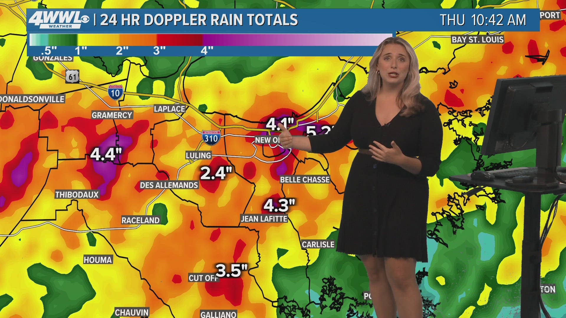 New Orleans Weather Impact: Tracking heavy rain and storms Thursday ...