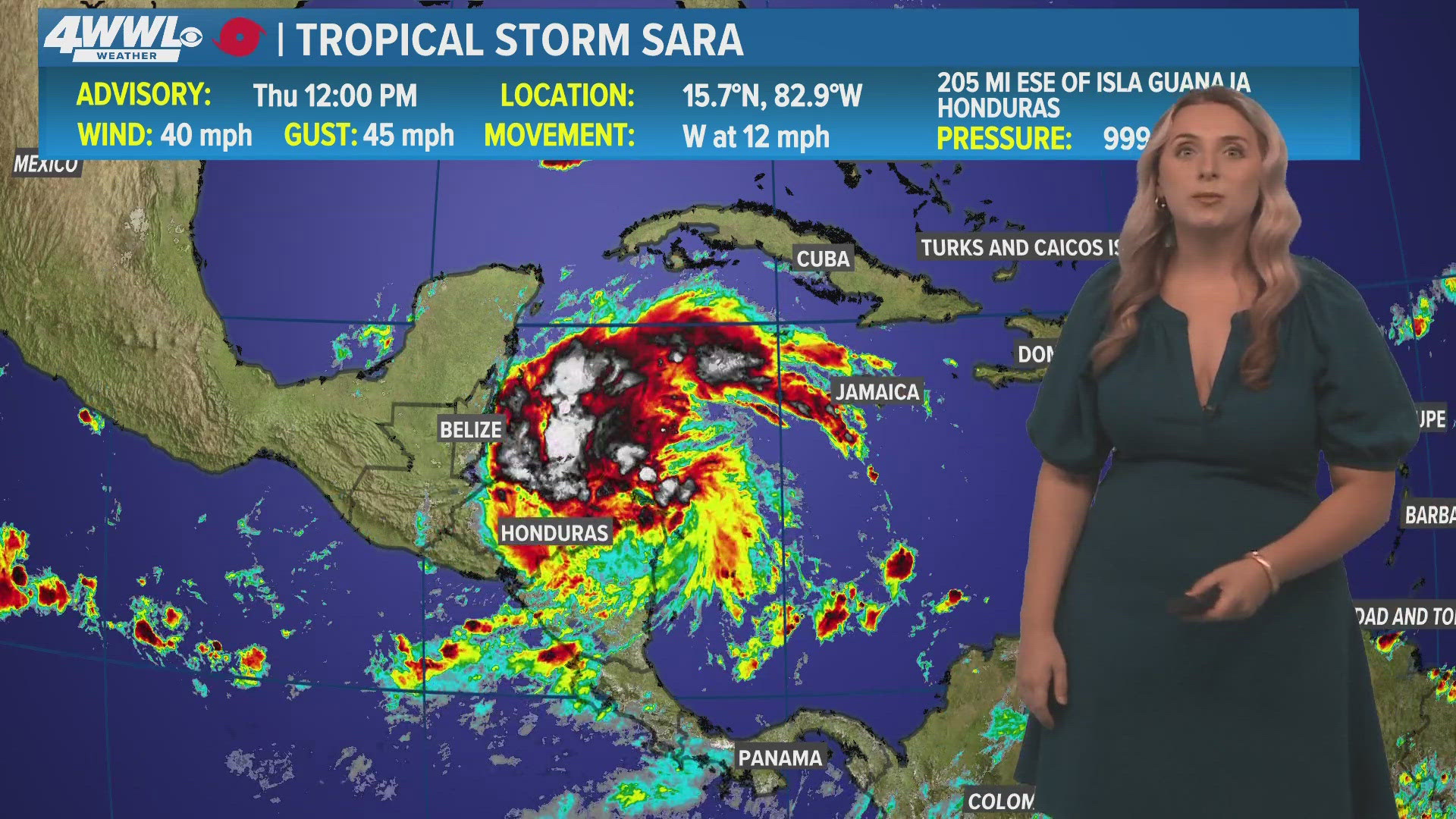 Tropical Storm Sara lingers near Central America this weekend but could enter the Gulf next week