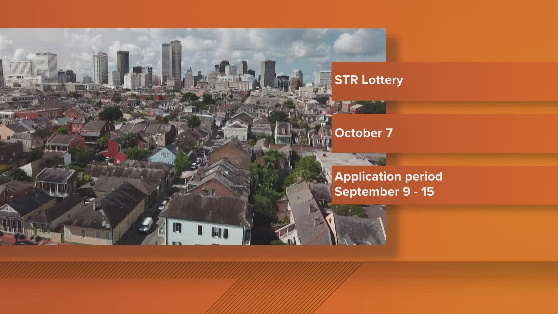 Residents wanting to become a short-term rental need to apply for the NSTR Lottery.