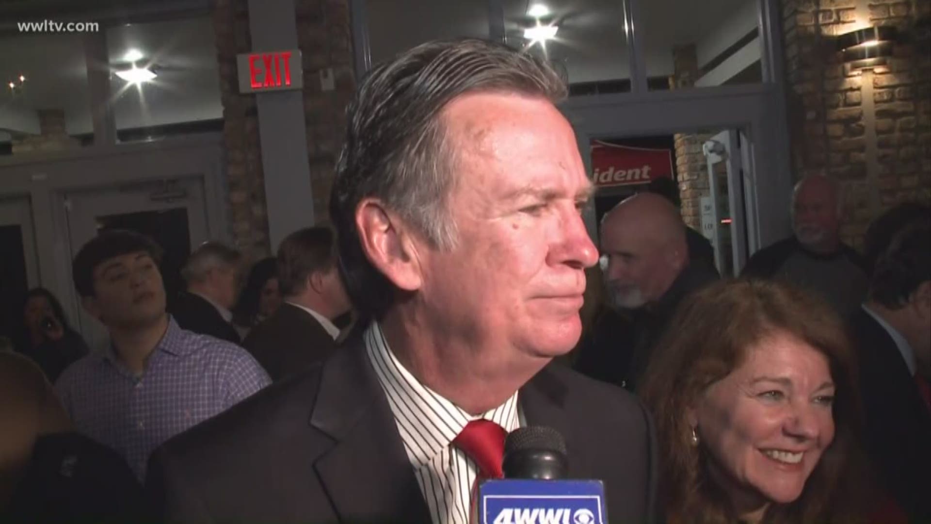 Mike Cooper thanks voters after winning St. Tammany Parish President race