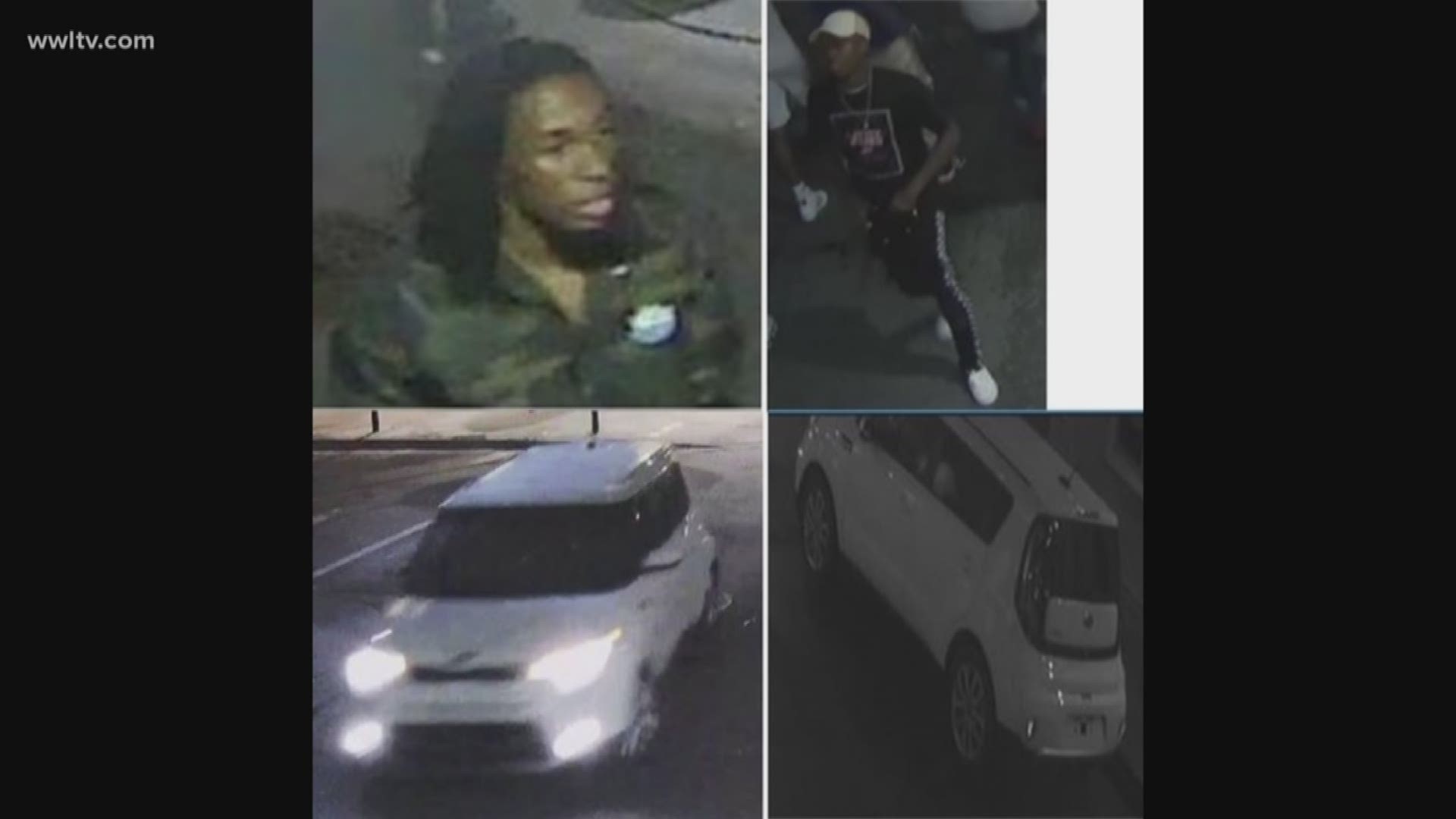 Officials said crime camera footage captured images of two people they believe to be involved in the shooting. 