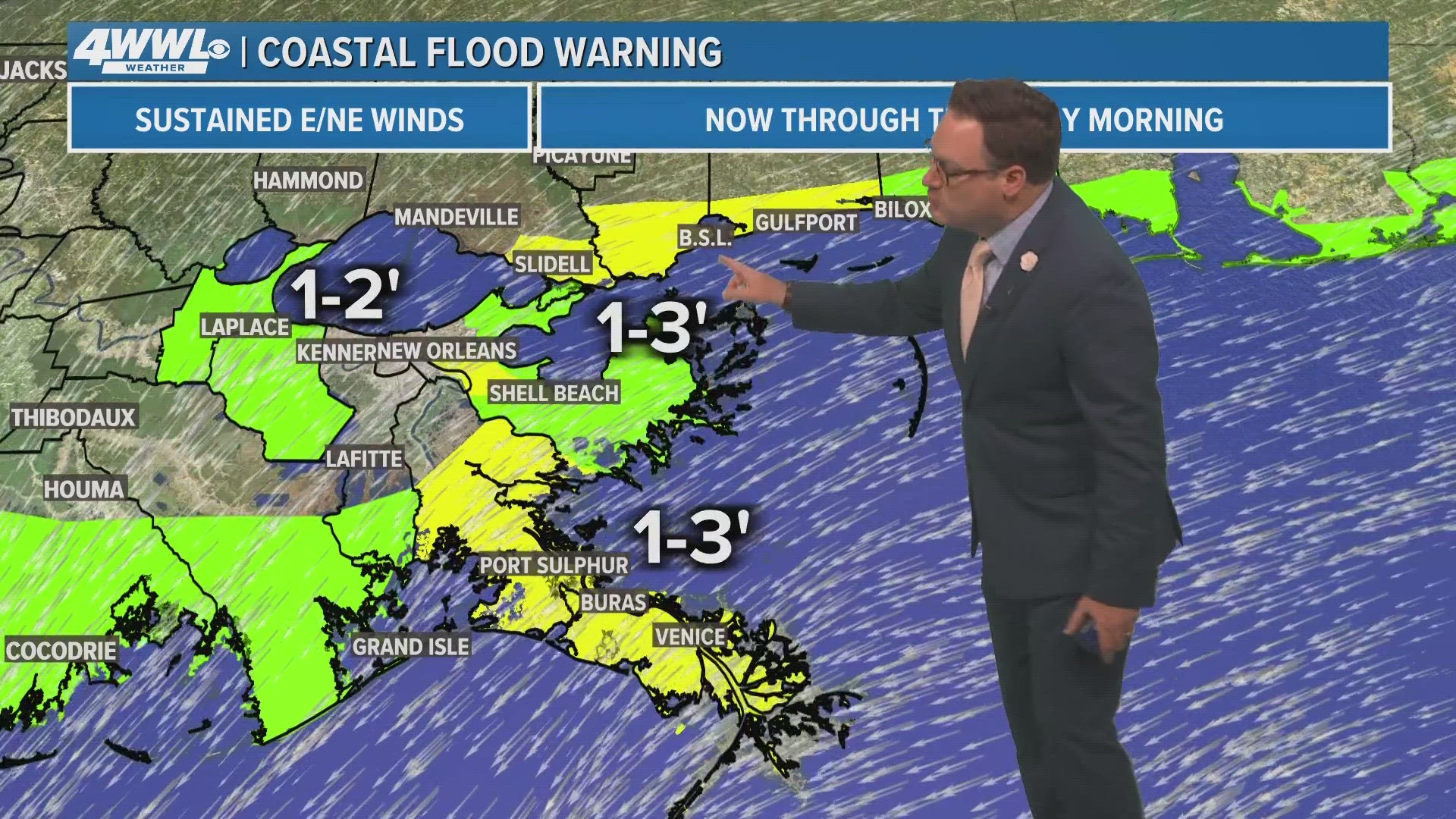 Weather: Less rain impacts and more coastal flooding | wwltv.com