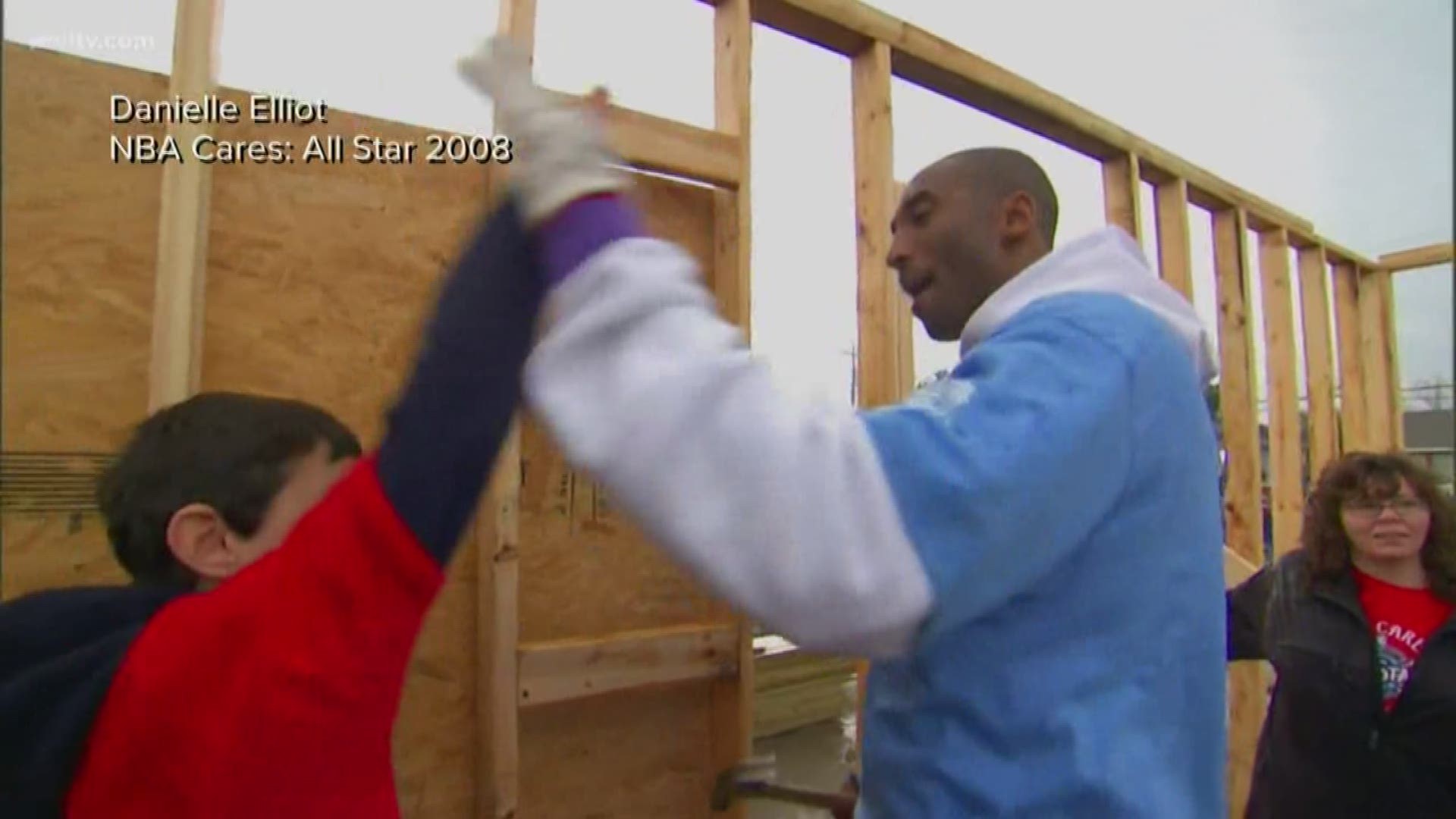 It was 12 years ago when Bryant was in New Orleans helping build a home for a local family