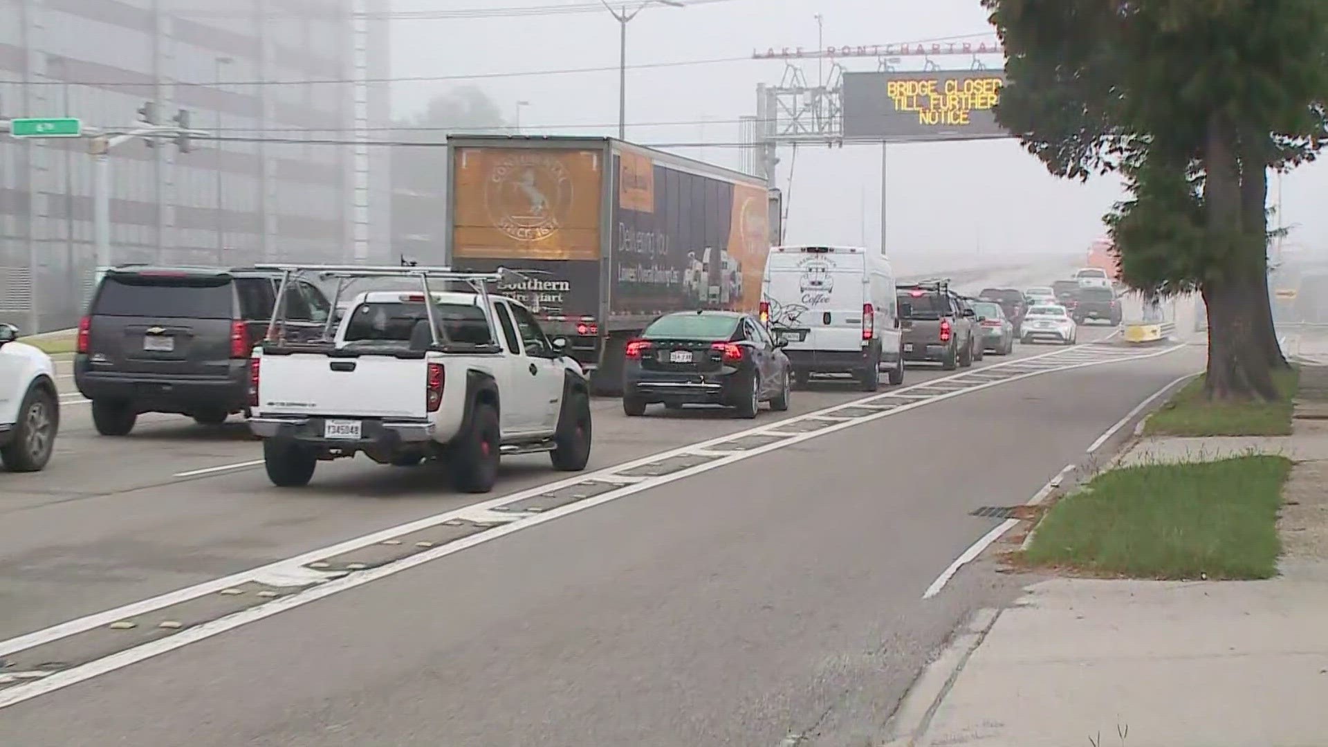 Causeway reopens after dense fog and smoke caused major delays for drivers