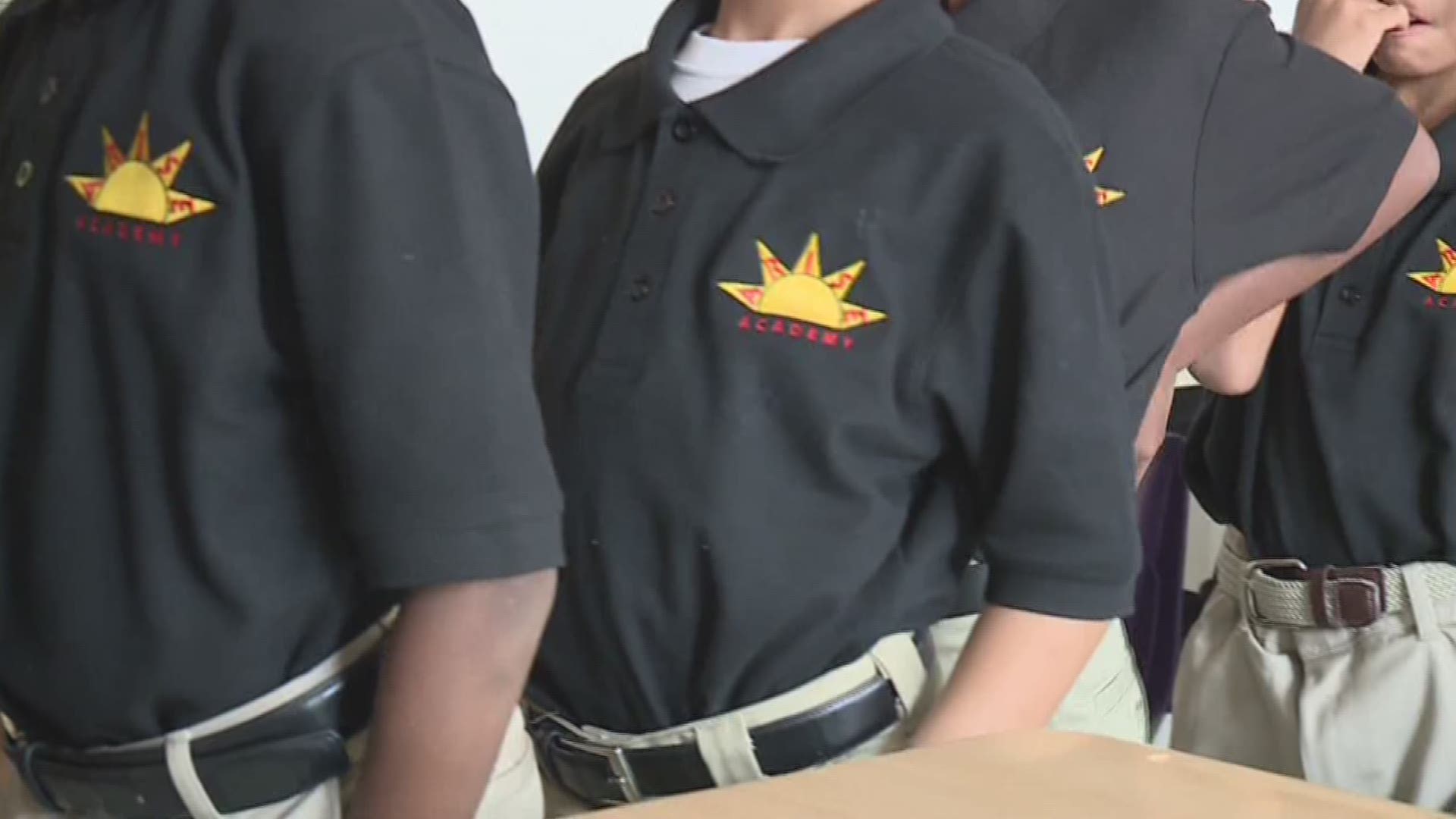 Some families struggle to provide uniforms for students