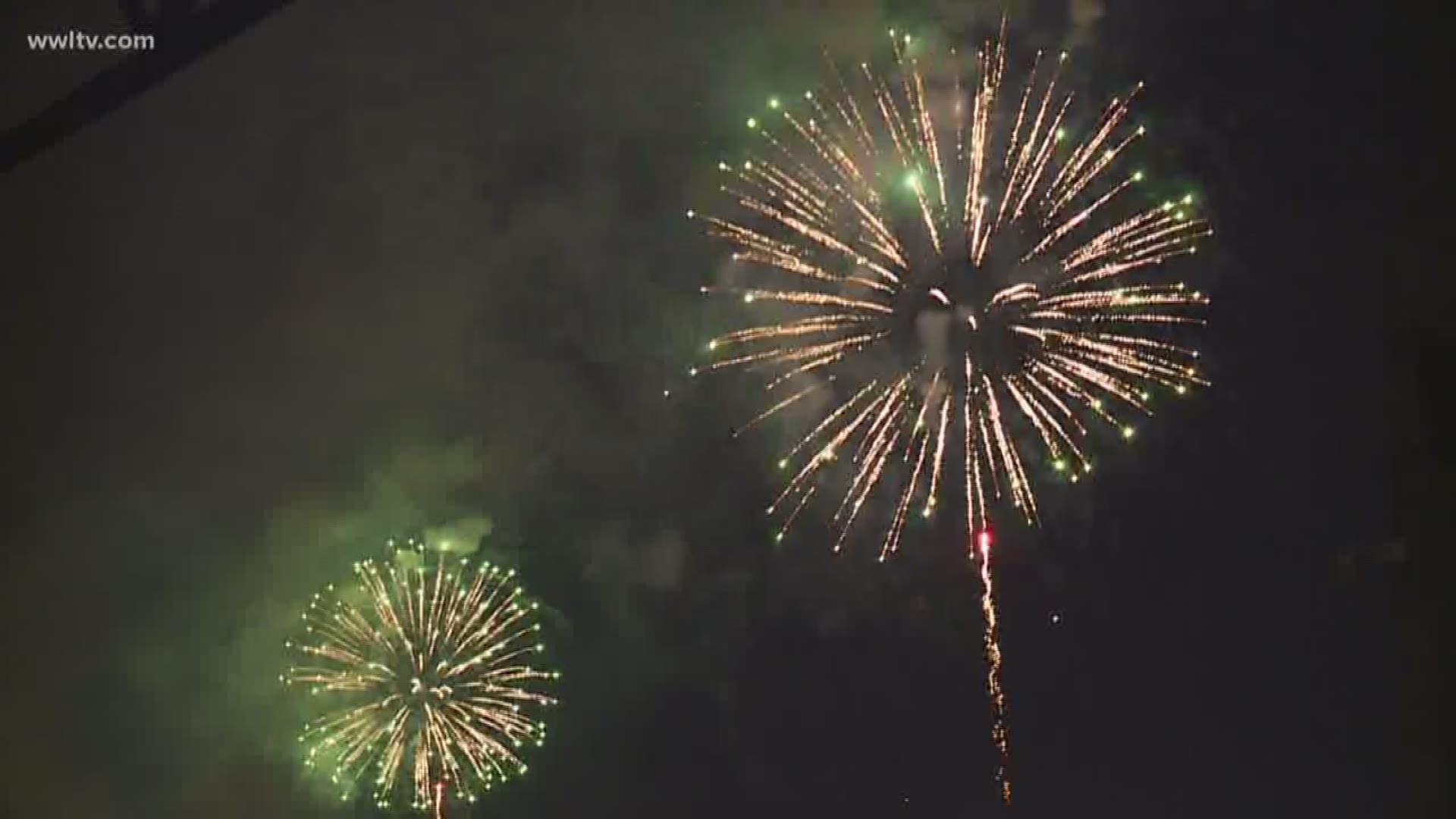 Hundreds attended 4th Fest, many who say it's one of the best places to watch fireworks in New Orleans. 