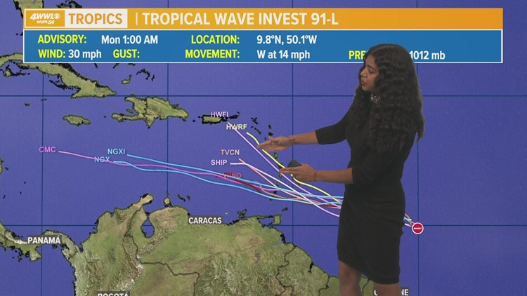 Two areas to watch in the Atlantic Basin