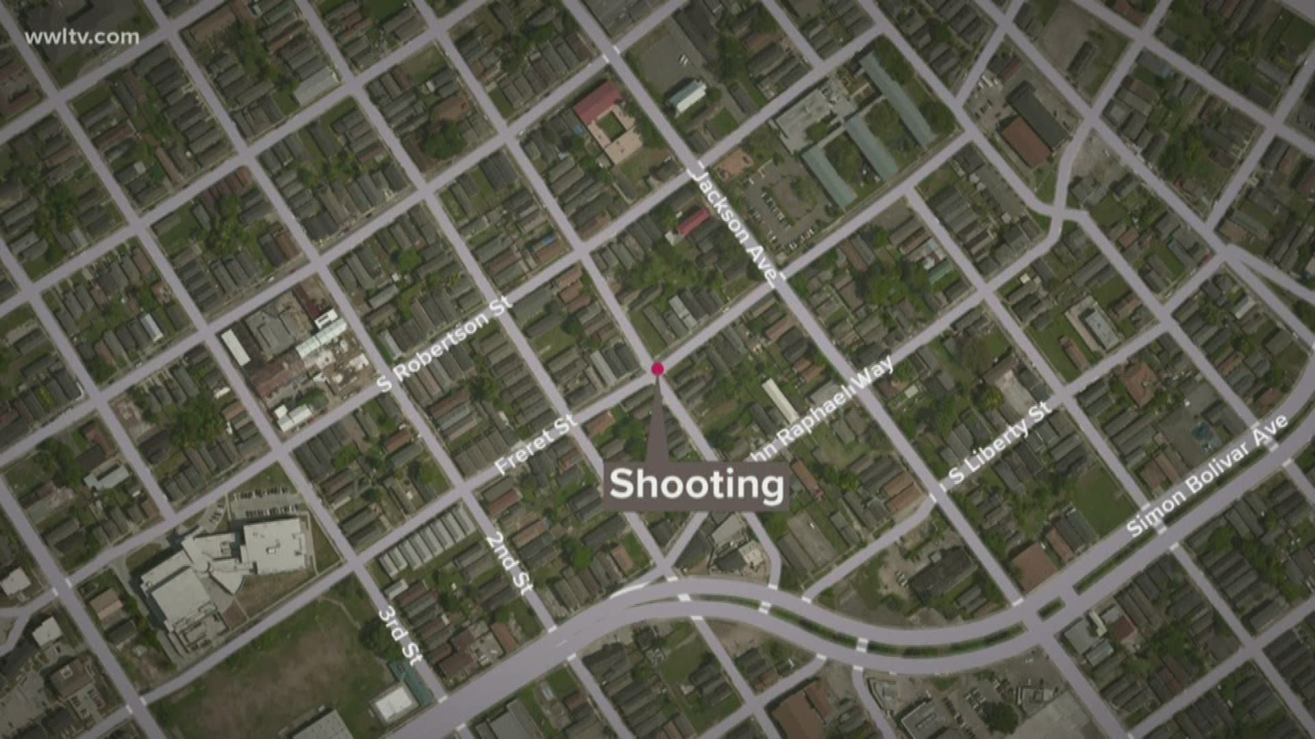 The New Orleans Police Department says the shooting happened around 2:55 a.m. at a home near Philip and Freret streets.