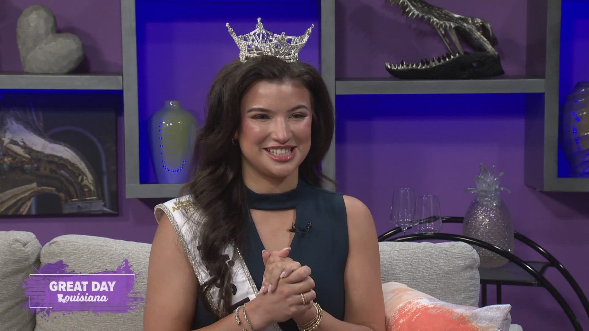 We meet Olivia Grace George the reigning Miss Louisiana as she prepares to pass on her crown.
