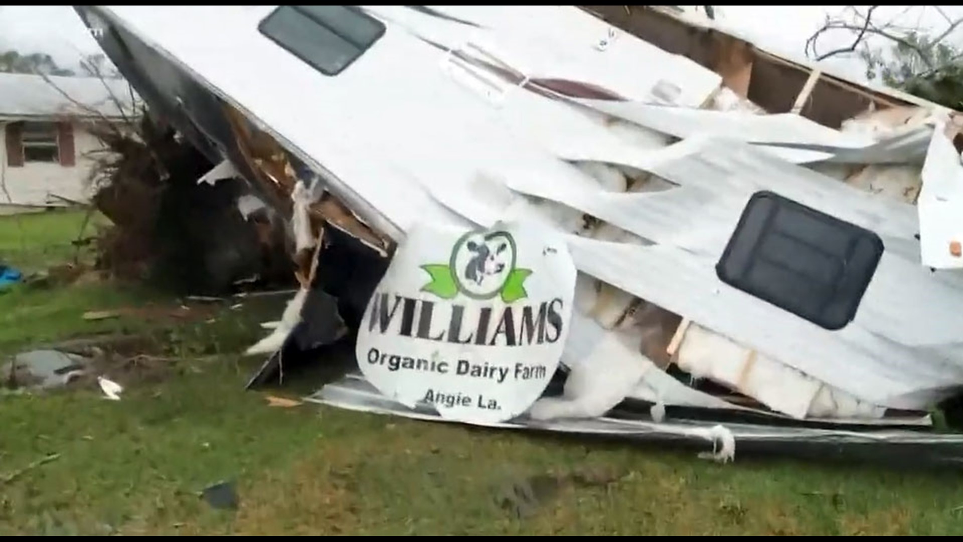Dairy farm in Varnado devastated by EF-2 tornado | wwltv.com