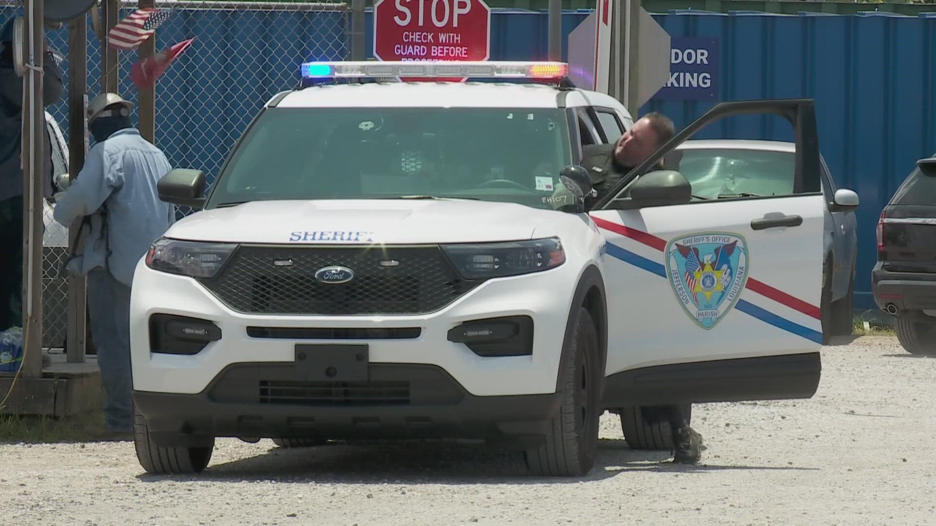 The suspect was killed following a shootout with officers 3 miles away from the shipyards.