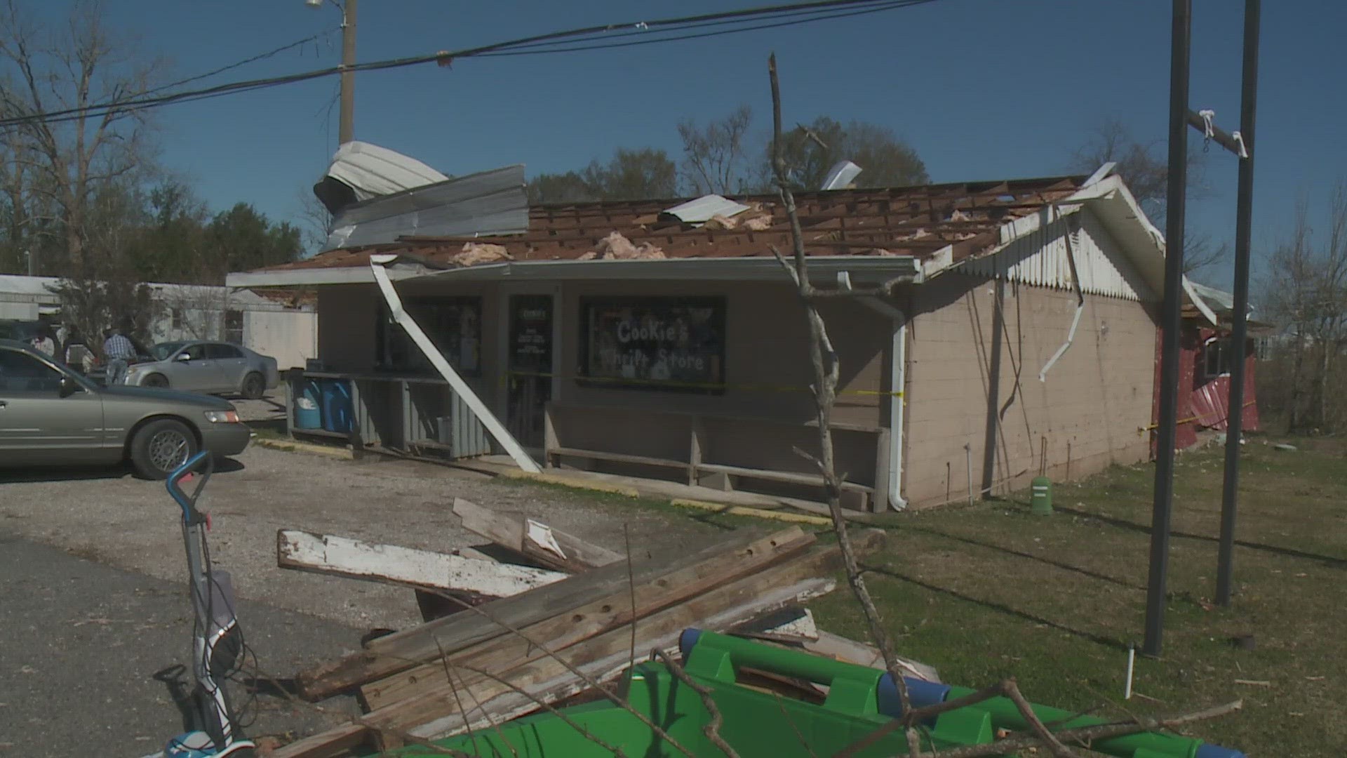 Assumption Parish storm cleanup continues following Labadieville