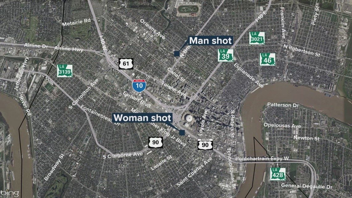 Woman, man injured in 2 separate New Orleans shootings, police say ...