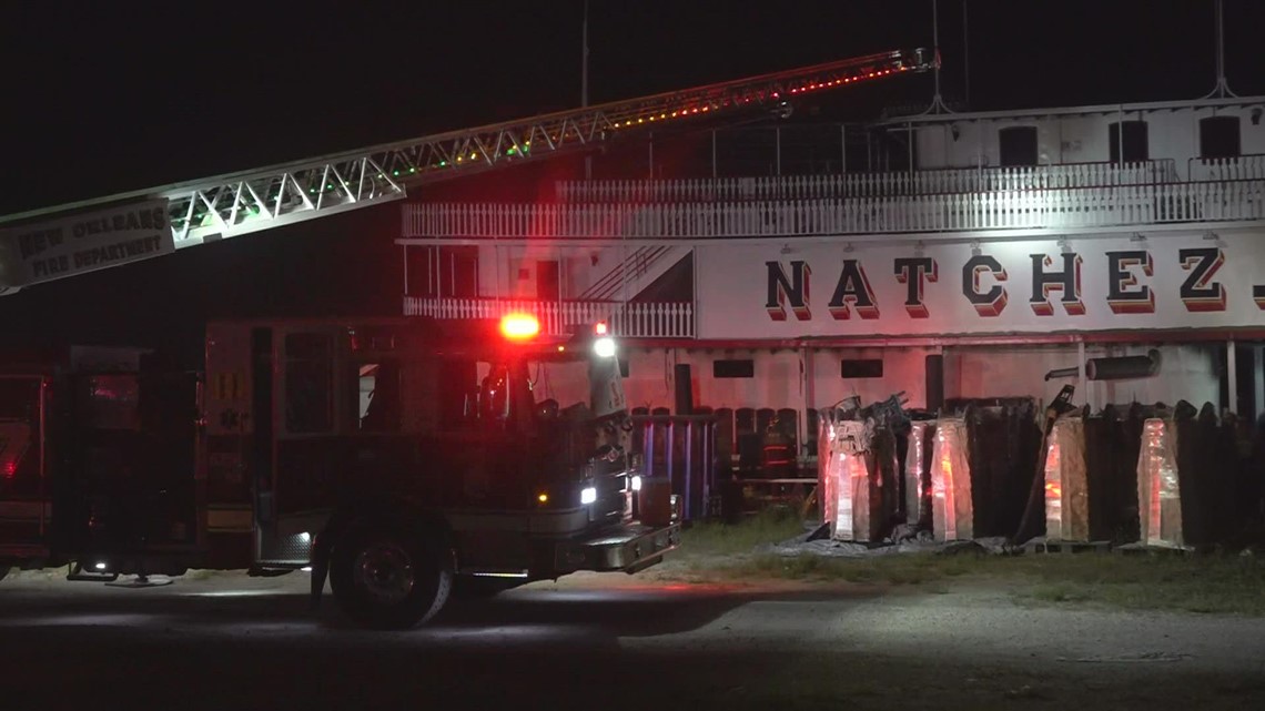 Fire breaks out in Steamboat Natchez engine room, no injuries reported ...