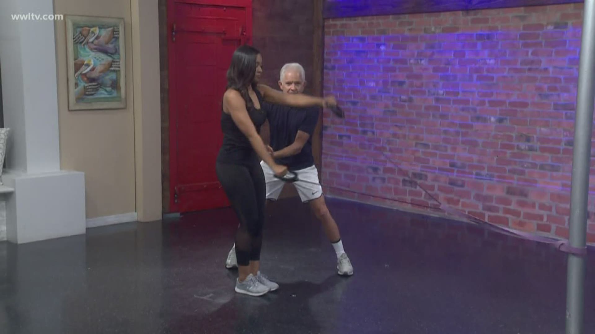 Mackie and April has a workout that can help to prevent common shoulder injuries.