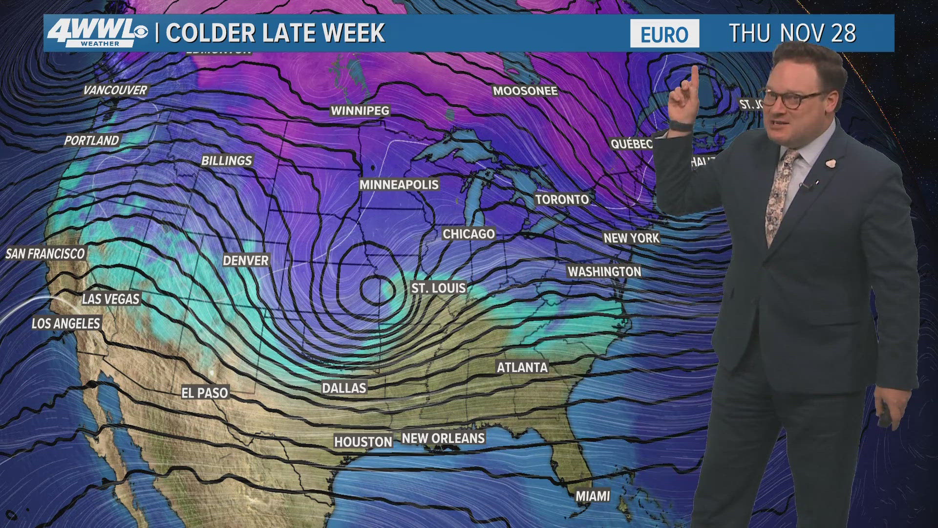 Chief Meteorologist Chris Franklin says more of a winter-like feel for the next several mornings. 