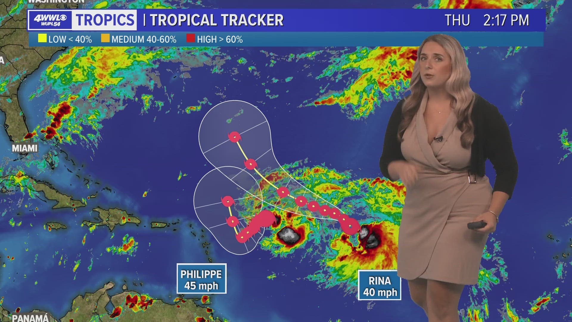 Meteorologist Alexa Trischler says the Gulf of Mexico will be quiet over the next ten days.