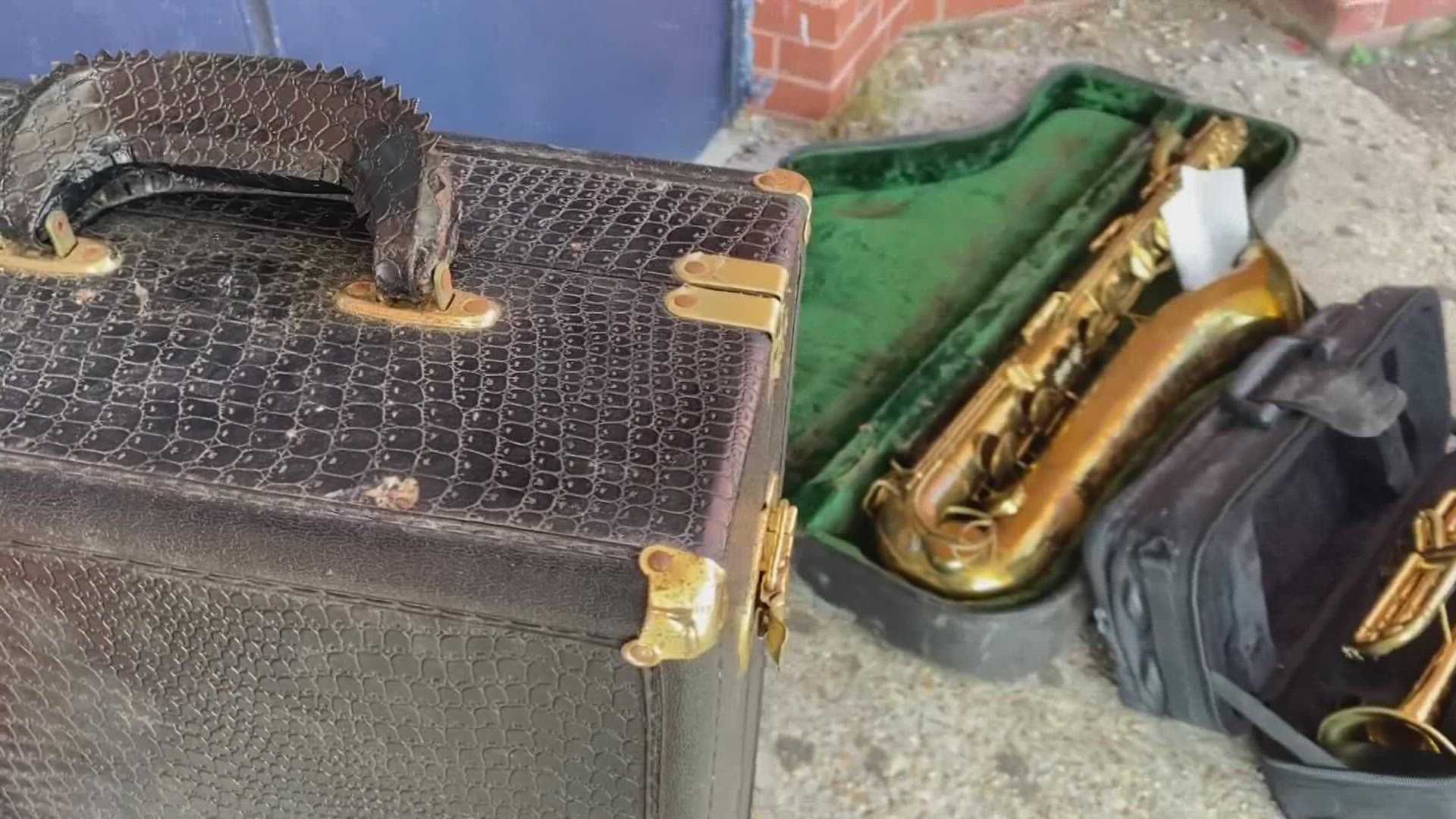 Marrero Middle School band students struggle to keep the music going after Ida destroyed their instruments and equipment.
