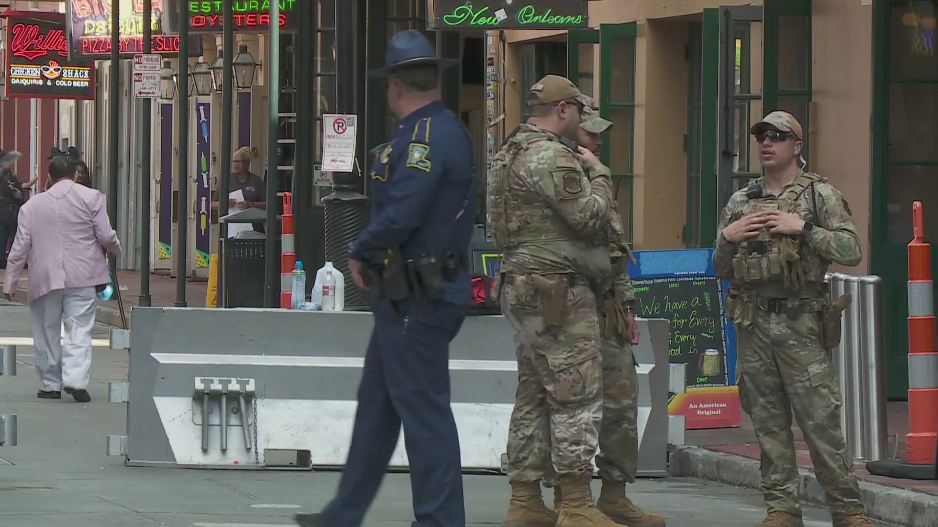 Heightened Security Planned For Nye As National Guard Deploys To New Orleans