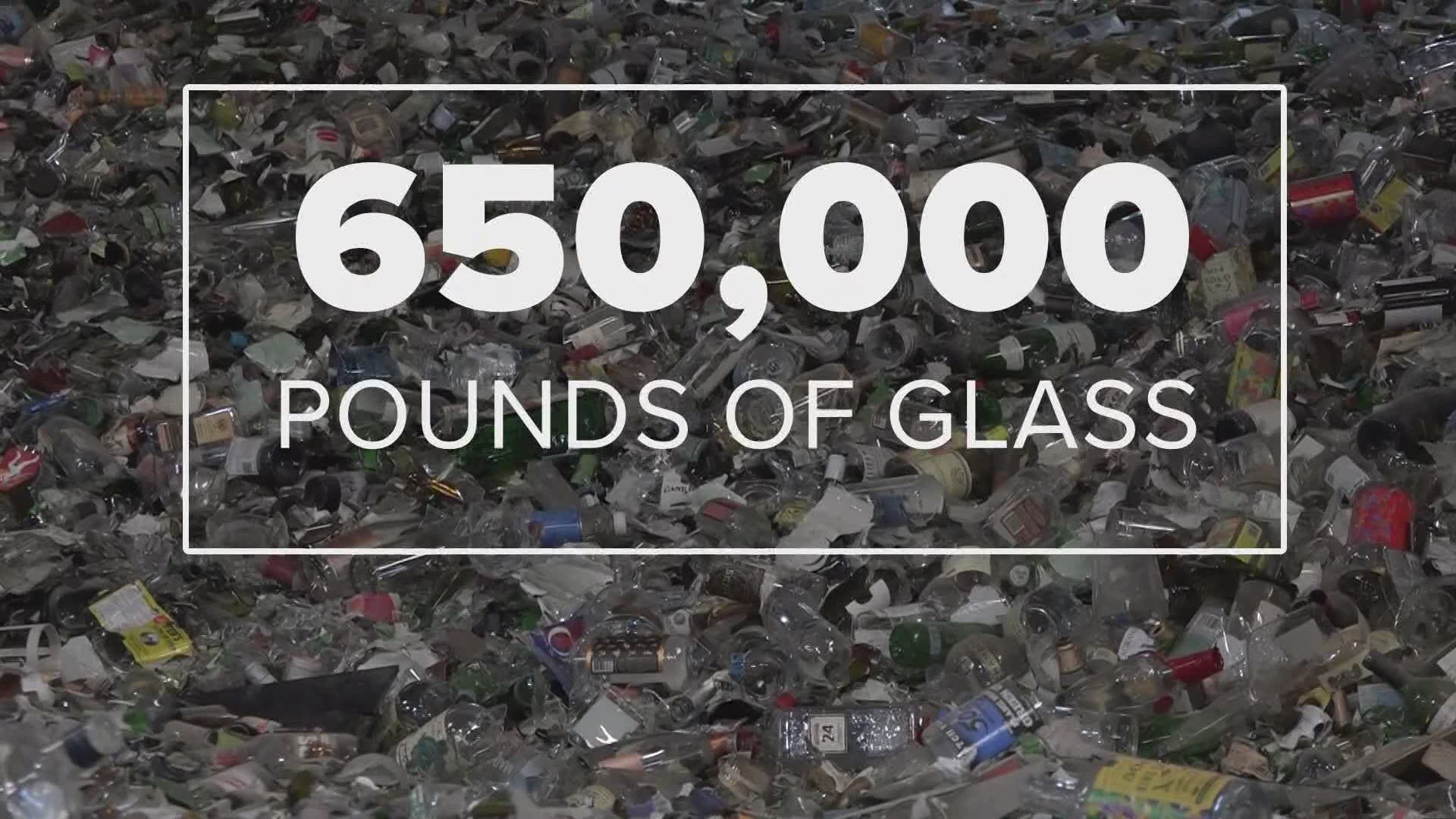 A local glass recycling program has made an impact in its year of existence and hopes to continue making a difference.