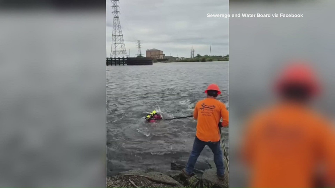 Divers investigate sewer main break in New Orleans Industrial Canal, SWBNO says