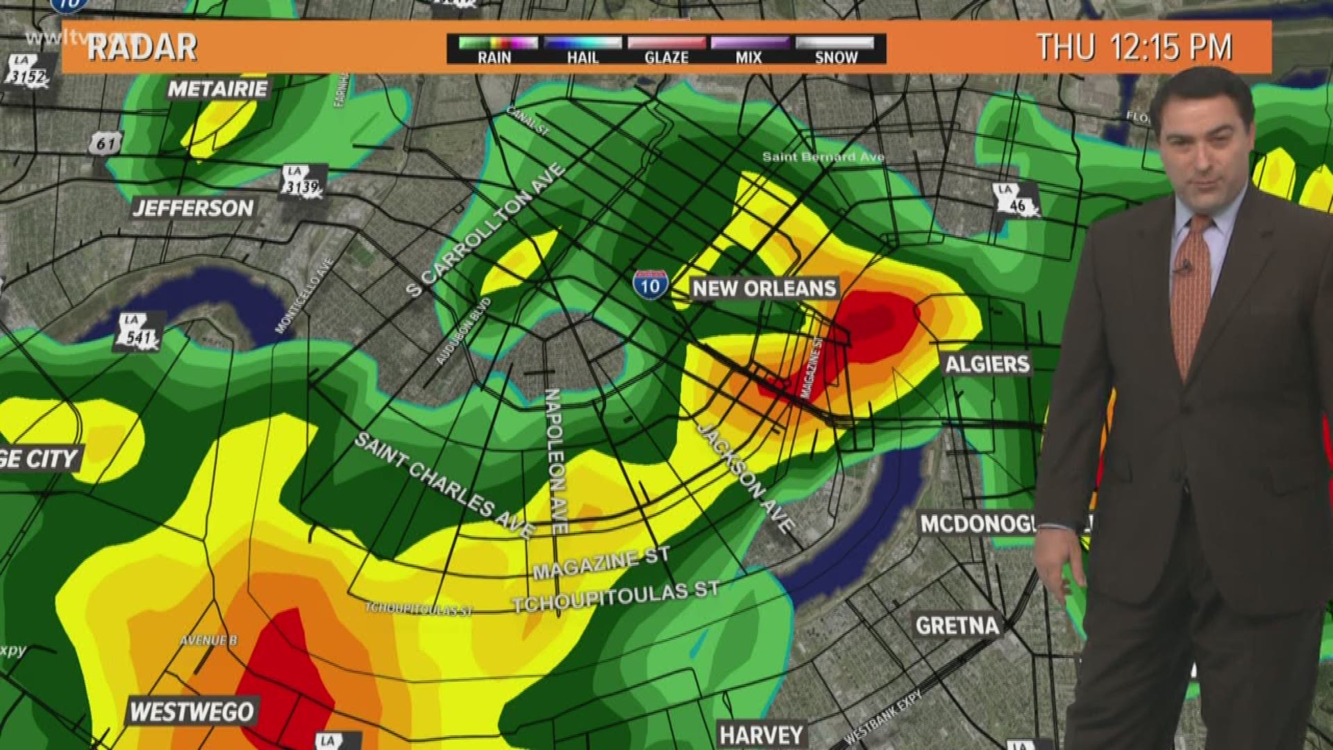 Weather Expert Forecast Thursday Noon Update - hot with spotty storms ...