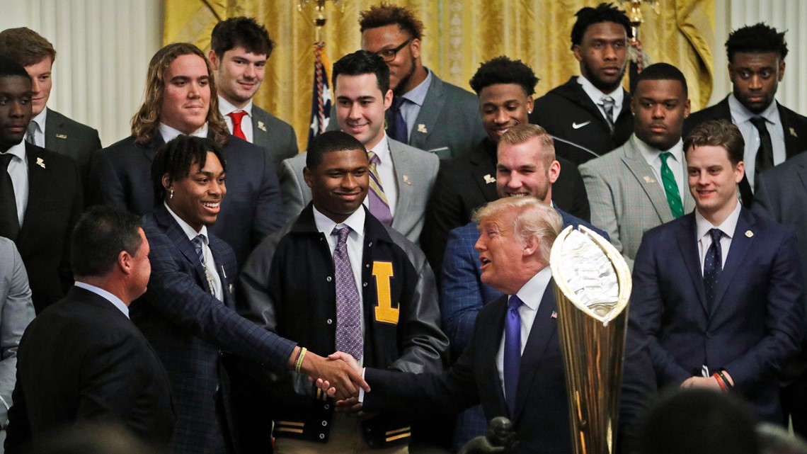 lsu visits the white house