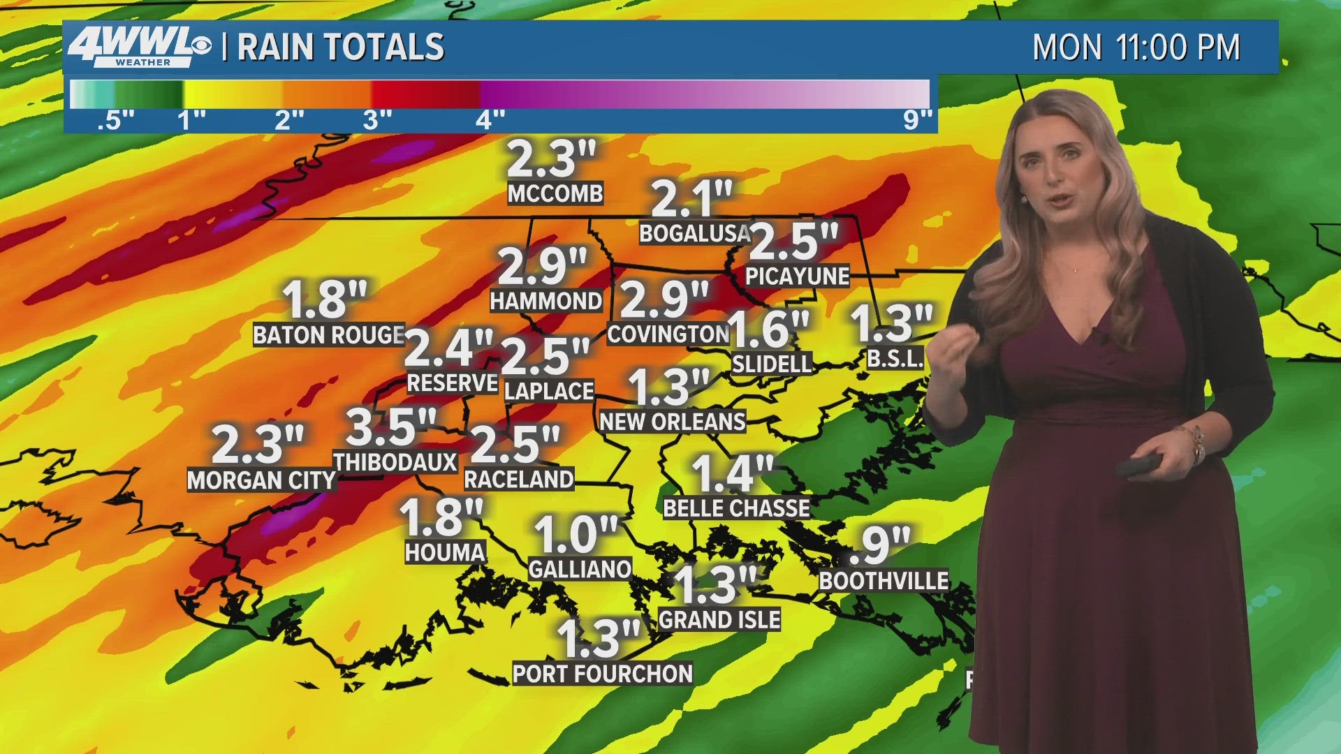 Meteorologist Alexa Trischler says severe weather and street flooding are possible Monday.