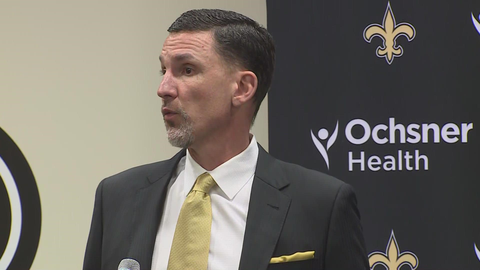 New coach Dennis Allen said it is too early for him to have comment on the Alvin Kamara situation.