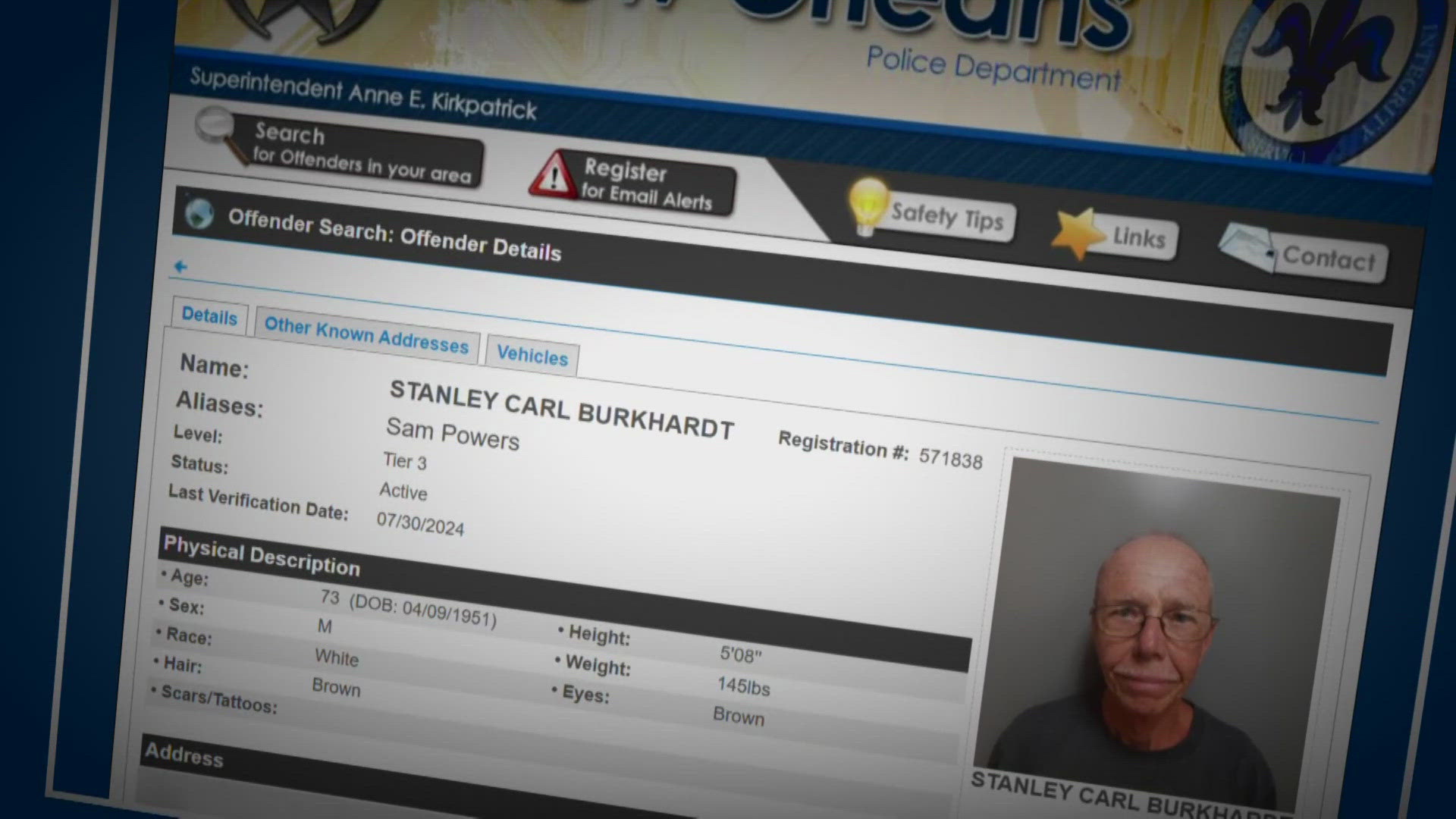 In August, WWL showed how a repeat child molester managed to move into a New Orleans neighborhood filled with children, without any of the neighbors knowing.