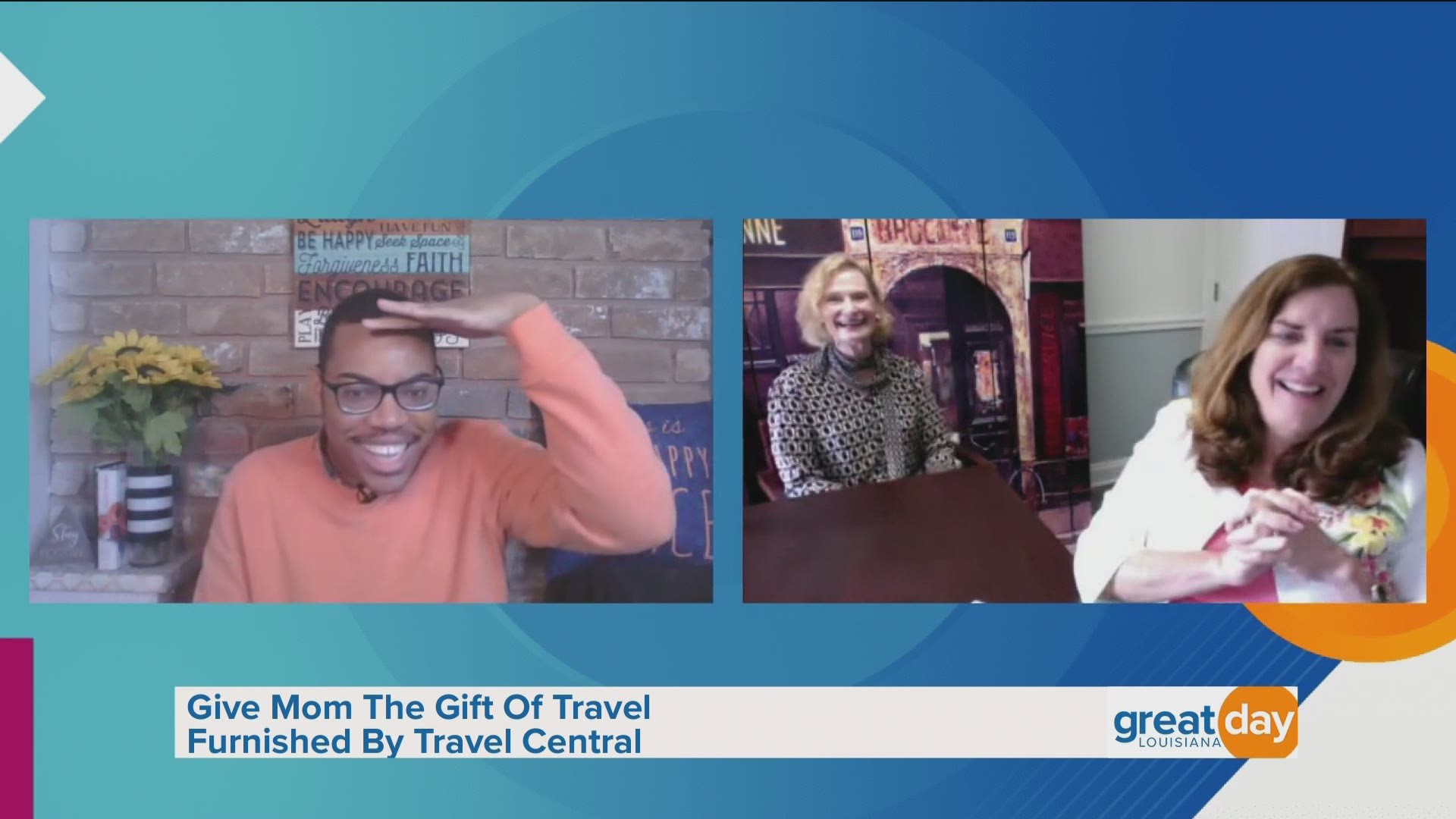 Travel Central joined us to discuss different travel ideas for mom, grandma, and the whole family.