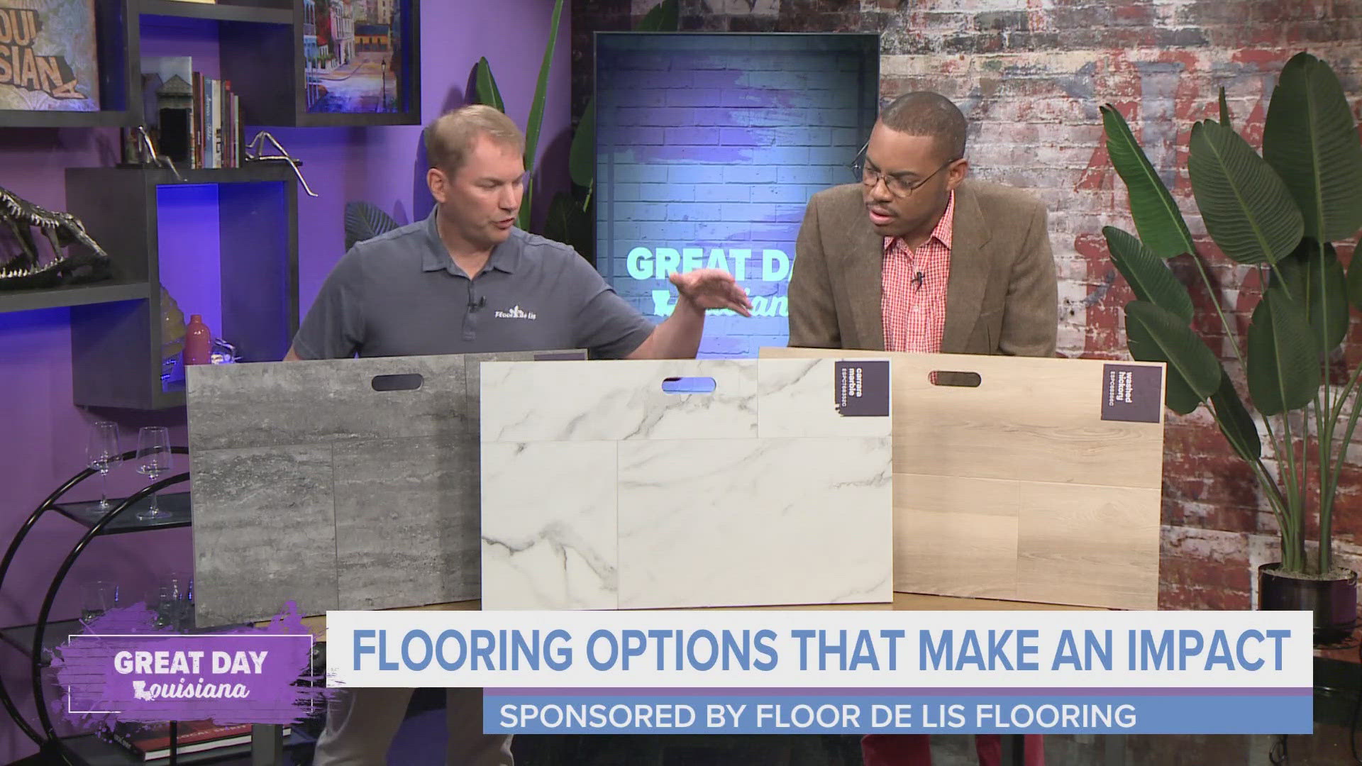 We check out some great options for updating your flooring with Floor de lis Flooring.