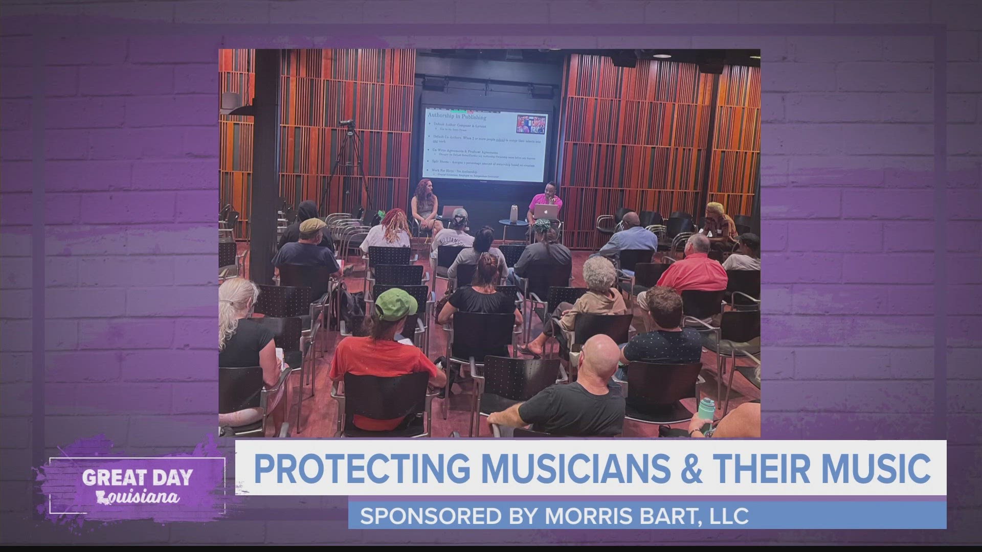 This Impact Giveback segment sponsored by Morris Bart highlights The Ella Project, which provides pro bono legal assistance for local artists.
