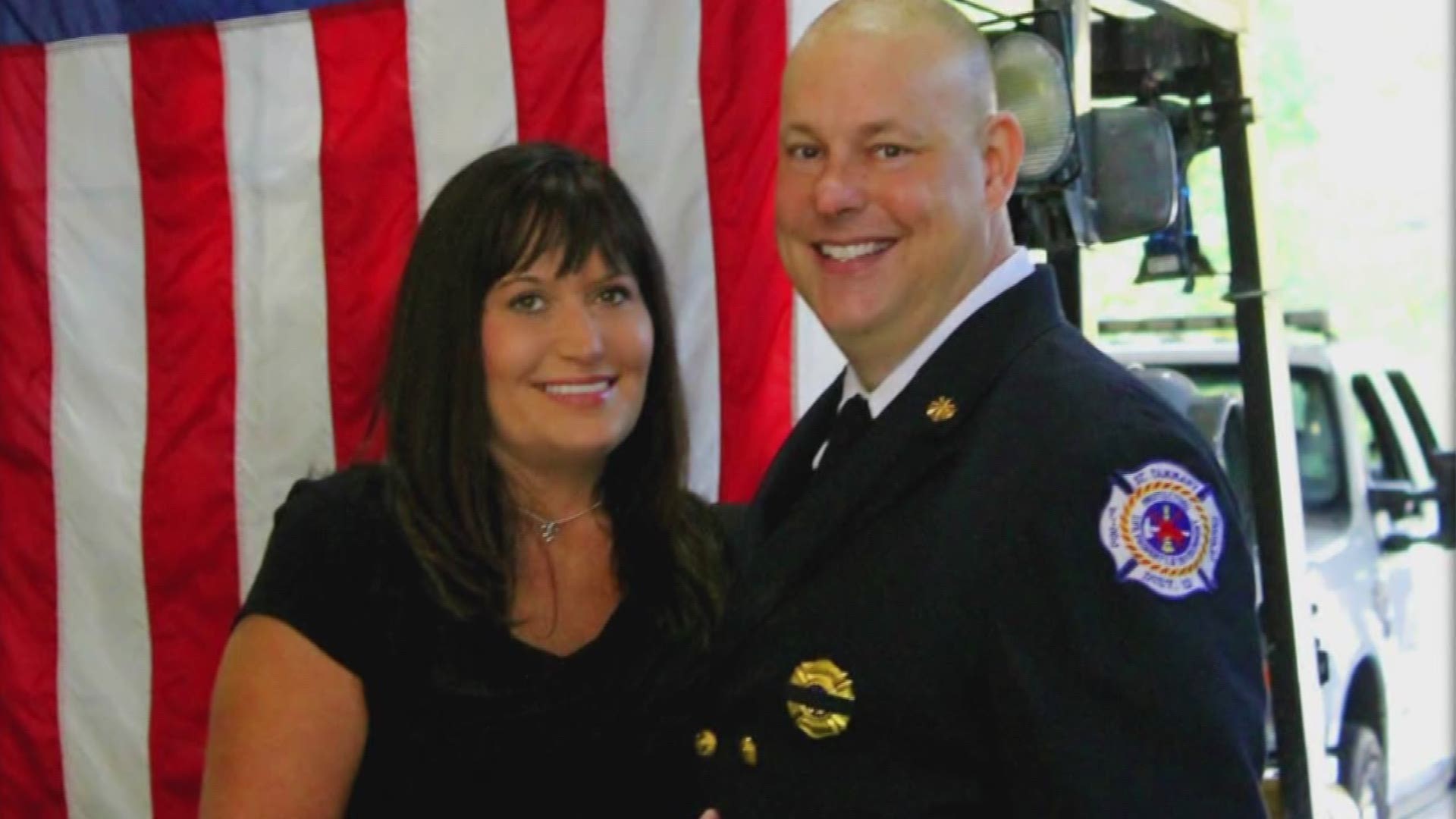 The Covington-area fire chief spoke with Northshore Bureau Chief Ashley Rodrigue for the first time since his wife was killed, apparently by a gunshot, before her home was burned down.  