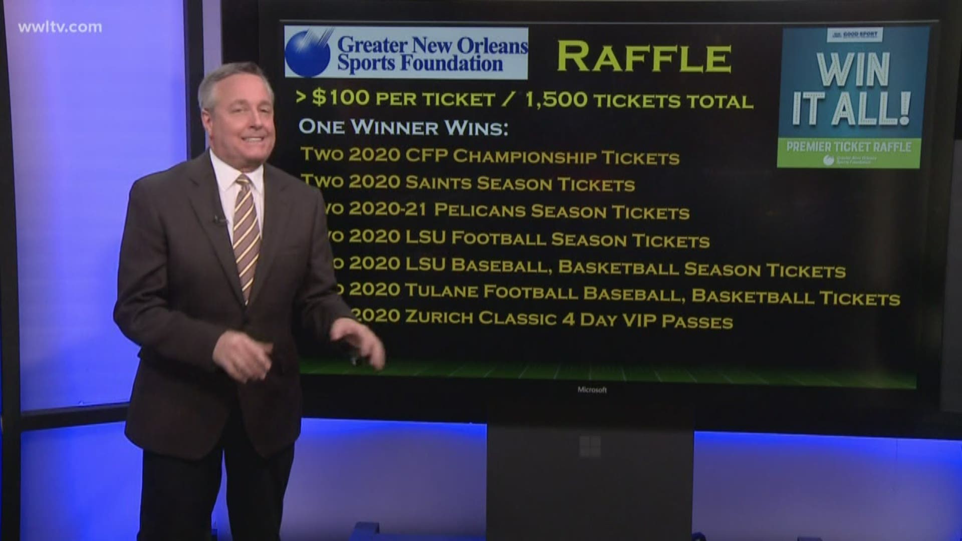 PREMIER SEASON TICKET  Greater New Orleans Sports Foundation