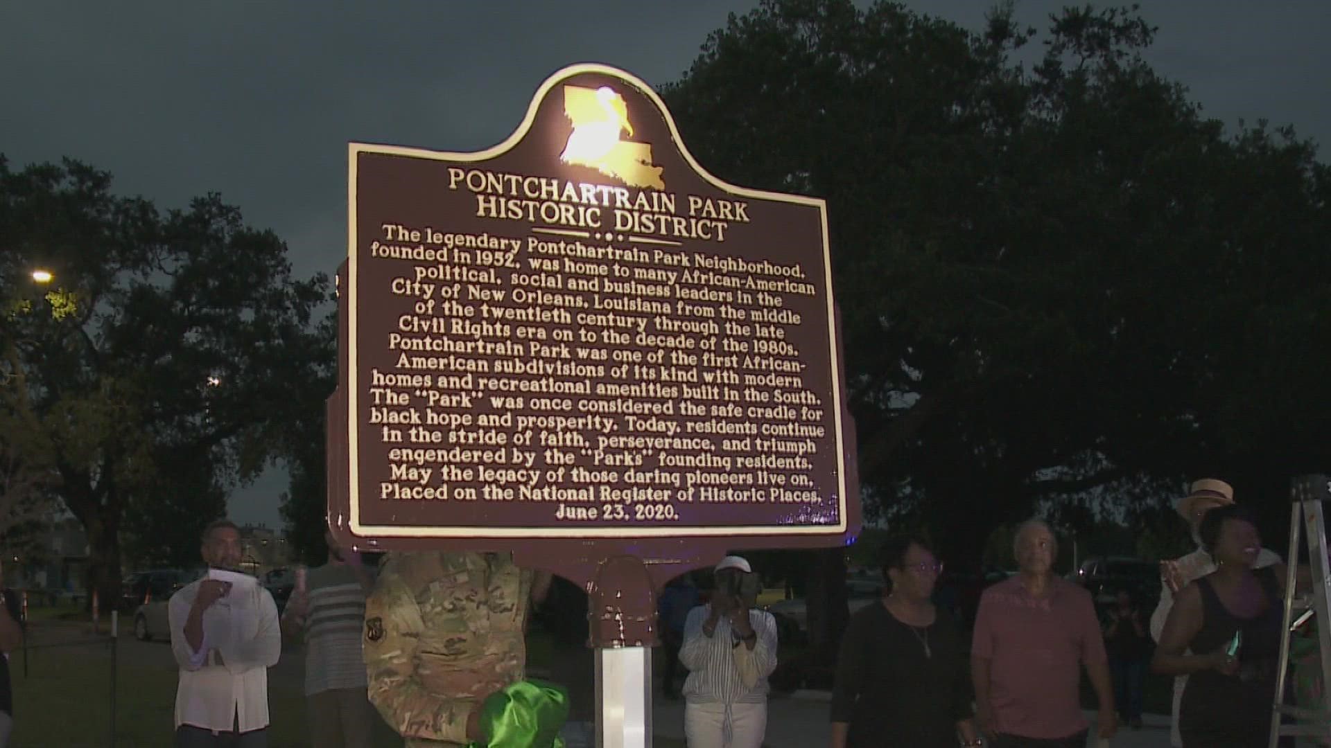 Amid the excitement of Essence Festival, the community recognized the significance of Pontchartrain Park.