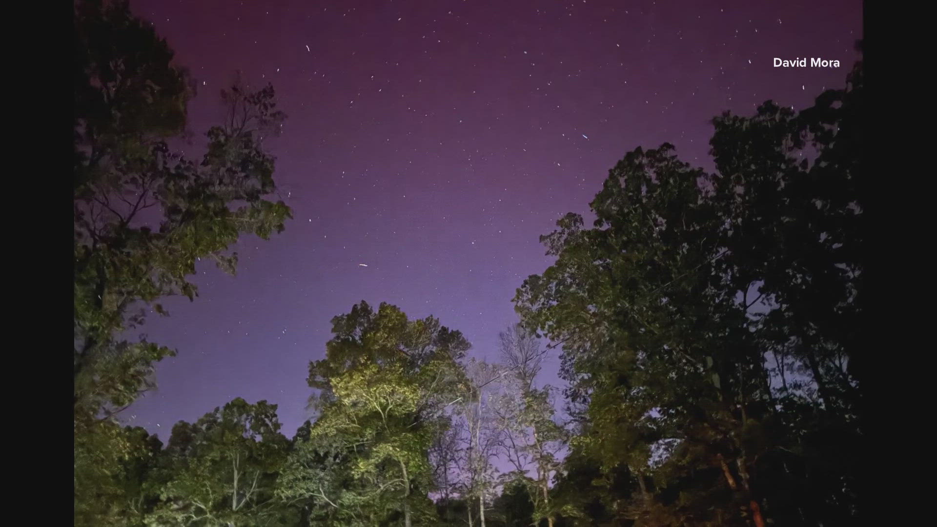 Photos poured in as viewers spotted the Northern Lights.