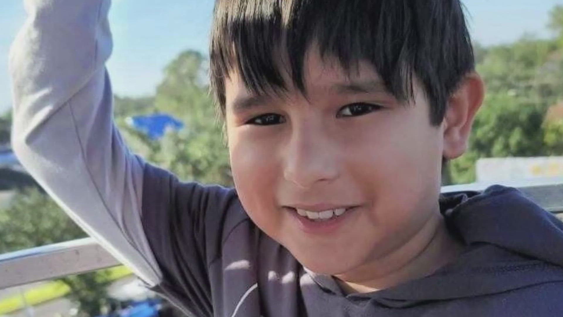 A balloon release for Javier Adrian Flores Fajardo was held on the soccer field where he once played.