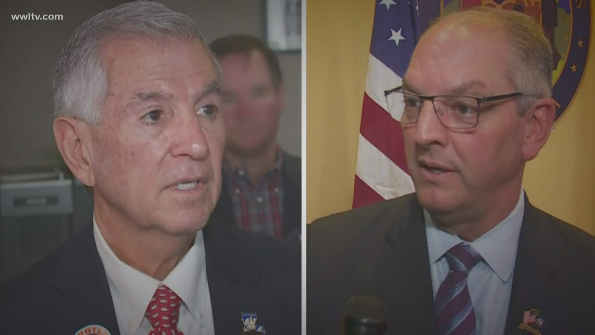 The campaign for Democratic incumbent John Bel Edwards made it clear it's not responsible for the ad by BOLD.
