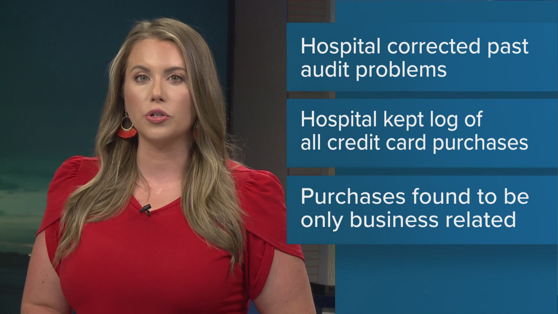 A city medical facility on Read Boulevard, effectively implemented and executed much tighter controls on credit card use than in the past, the 17-page report states.