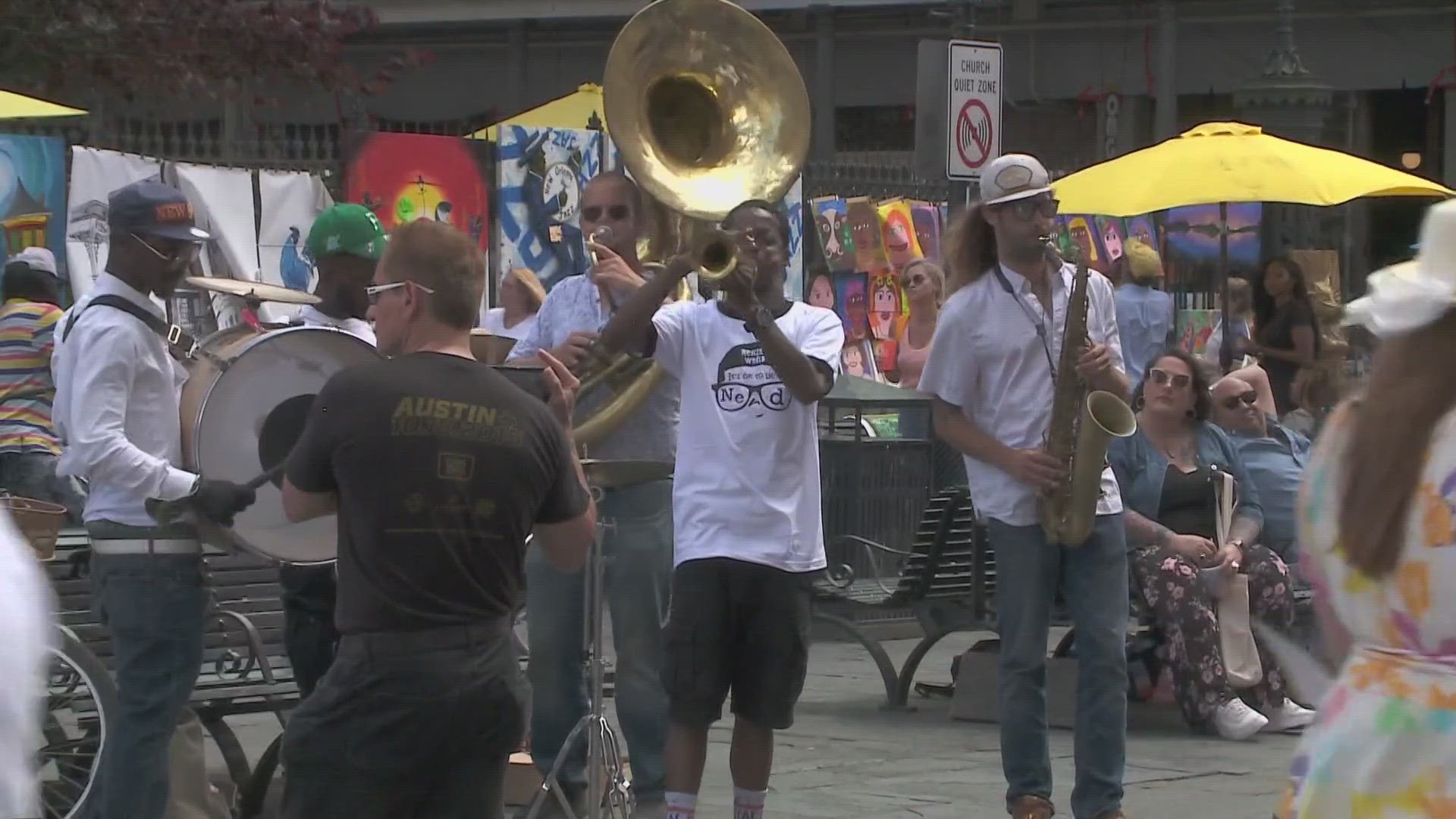 The French Quarter Festival is expecting big crowds and there will be traffic and parking restrictions to keep things safe.